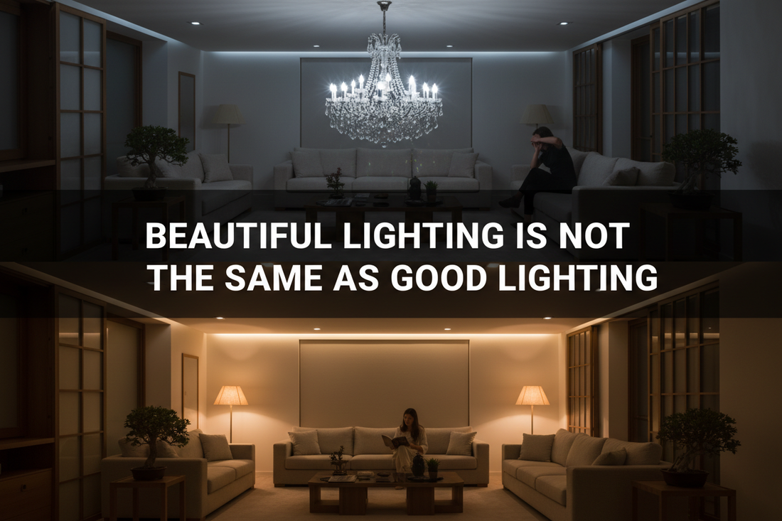 Illustration of beautiful lighting is not the same as good lighting - Glowryte