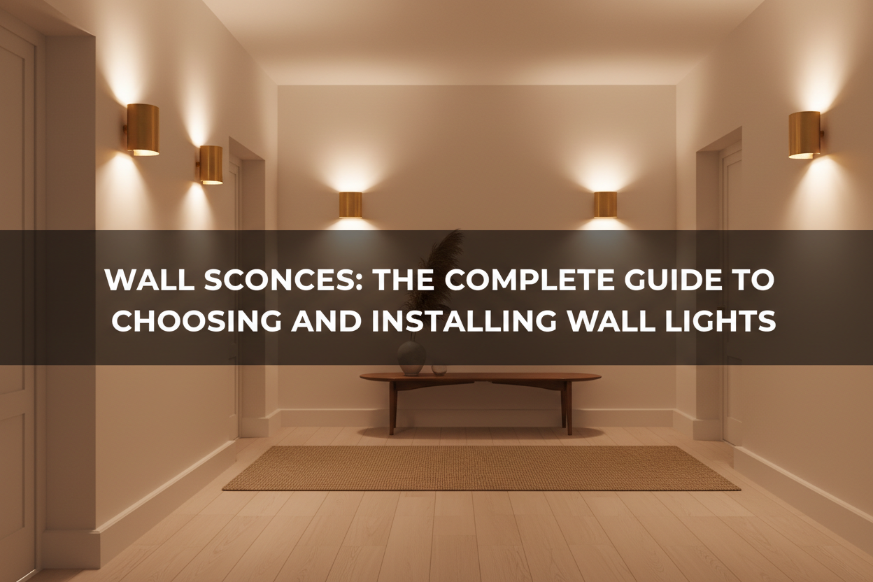 Illustration of wall sconces: the complete guide to choosing and installing wall lights — Glowryte