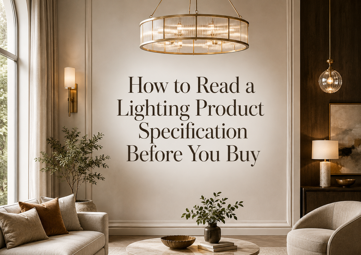 How to Read Lighting Specs Before You Buy