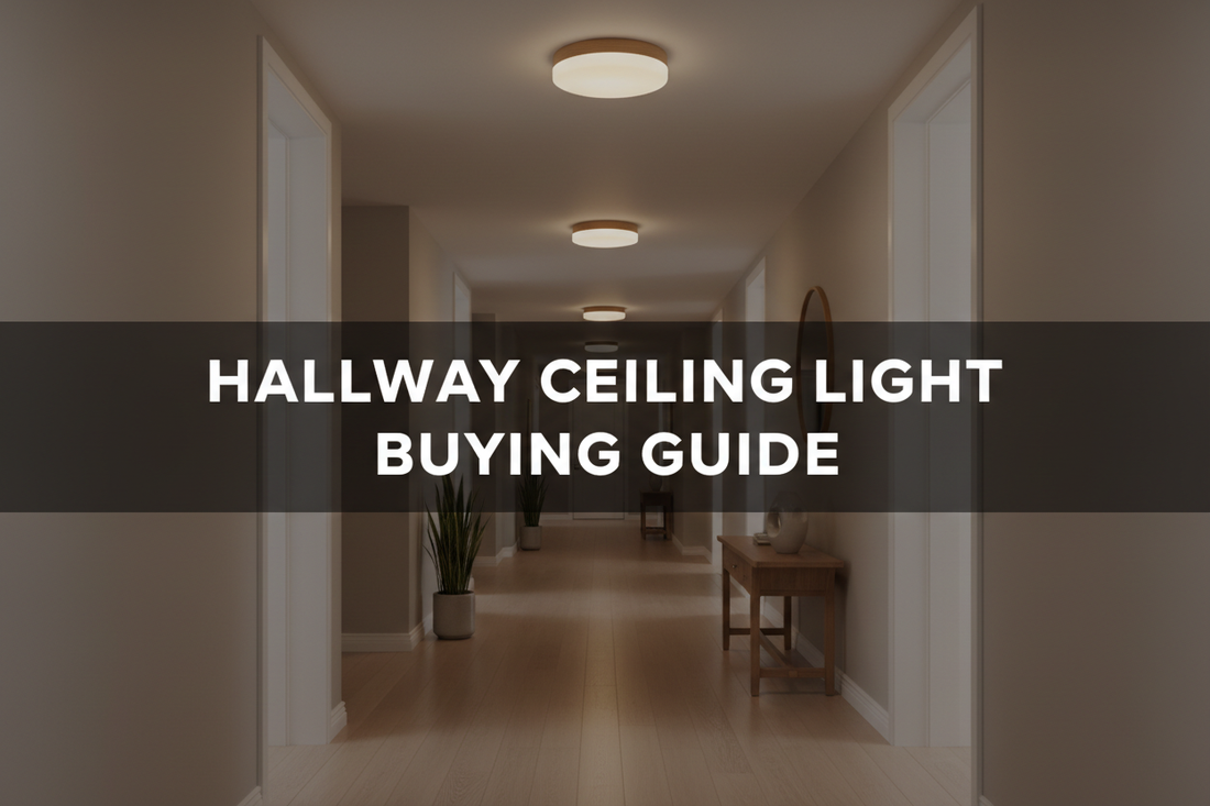 Illustration of hallway ceiling light buying guide - Glowryte