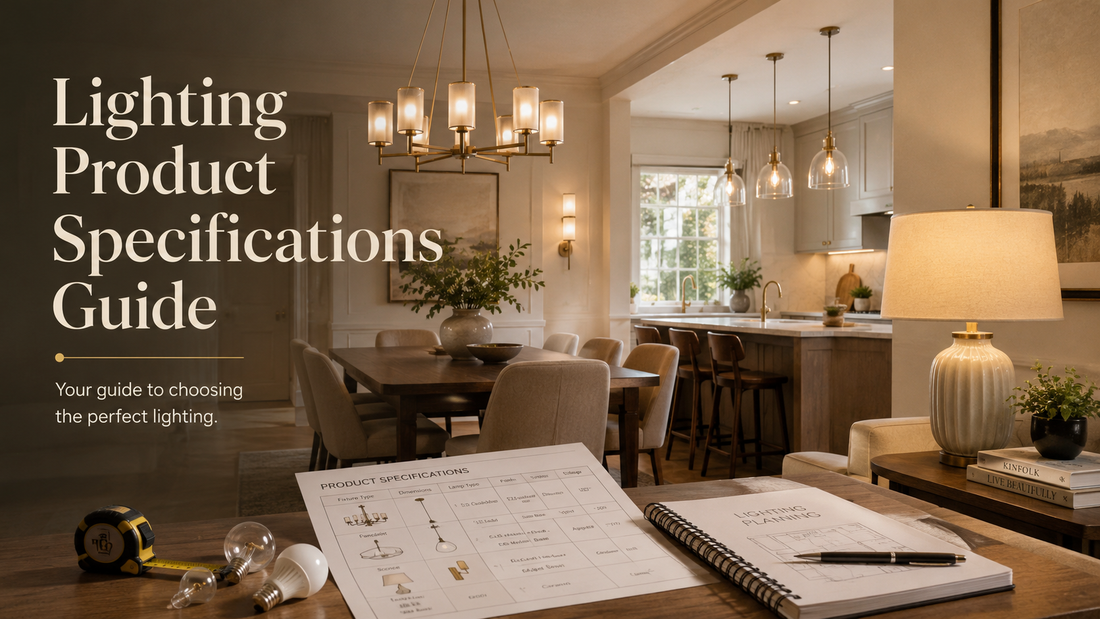Lighting product specifications guide before buying a light fixture