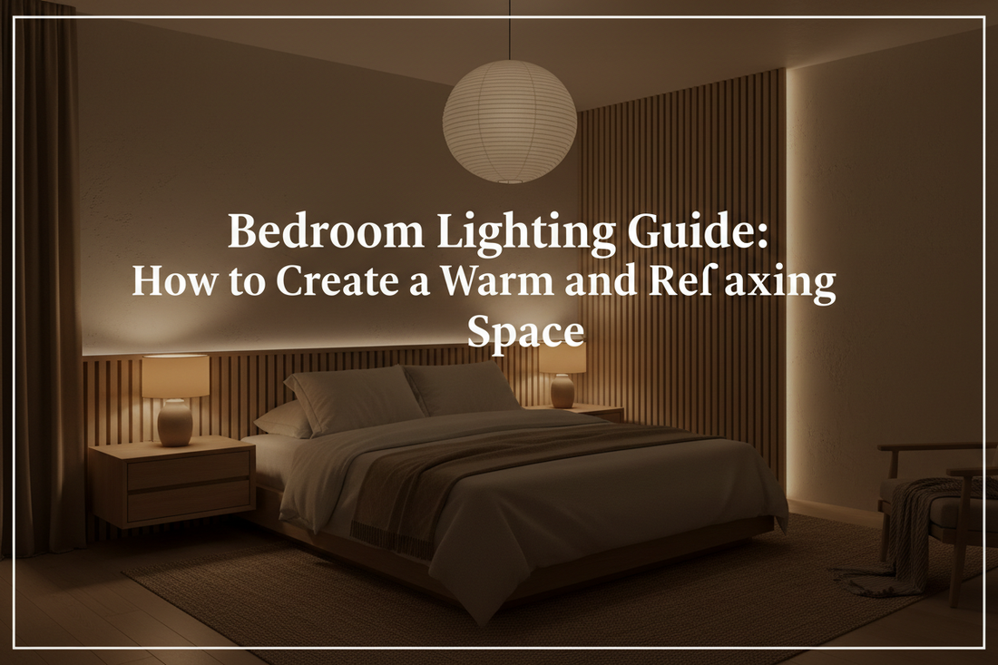 Illustration of bedroom lighting guide: how to create a warm and relaxing space - Glowryte