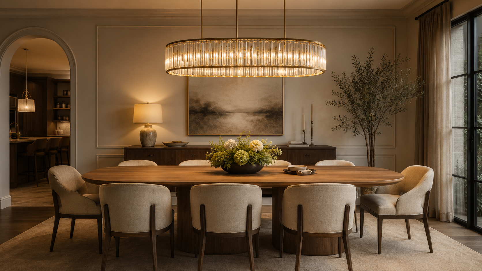 How to Choose a Chandelier for Different Table Shapes