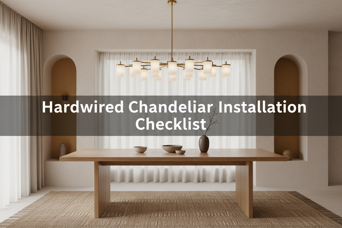 Hardwired Chandelier Installation Checklist