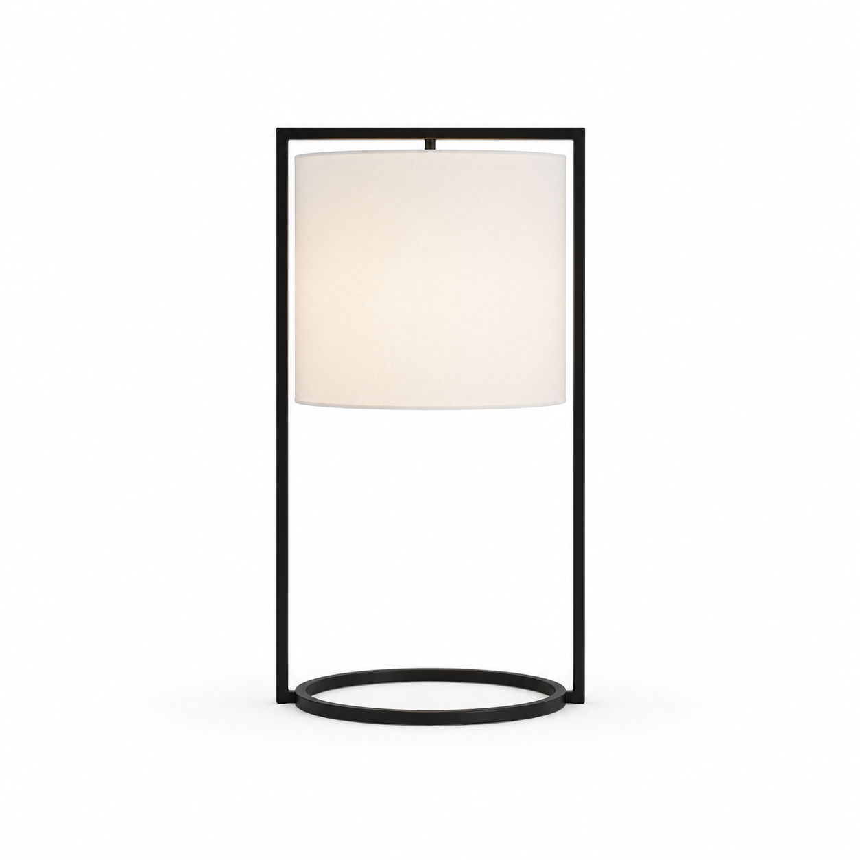 Frame Matte Black Table Lamp