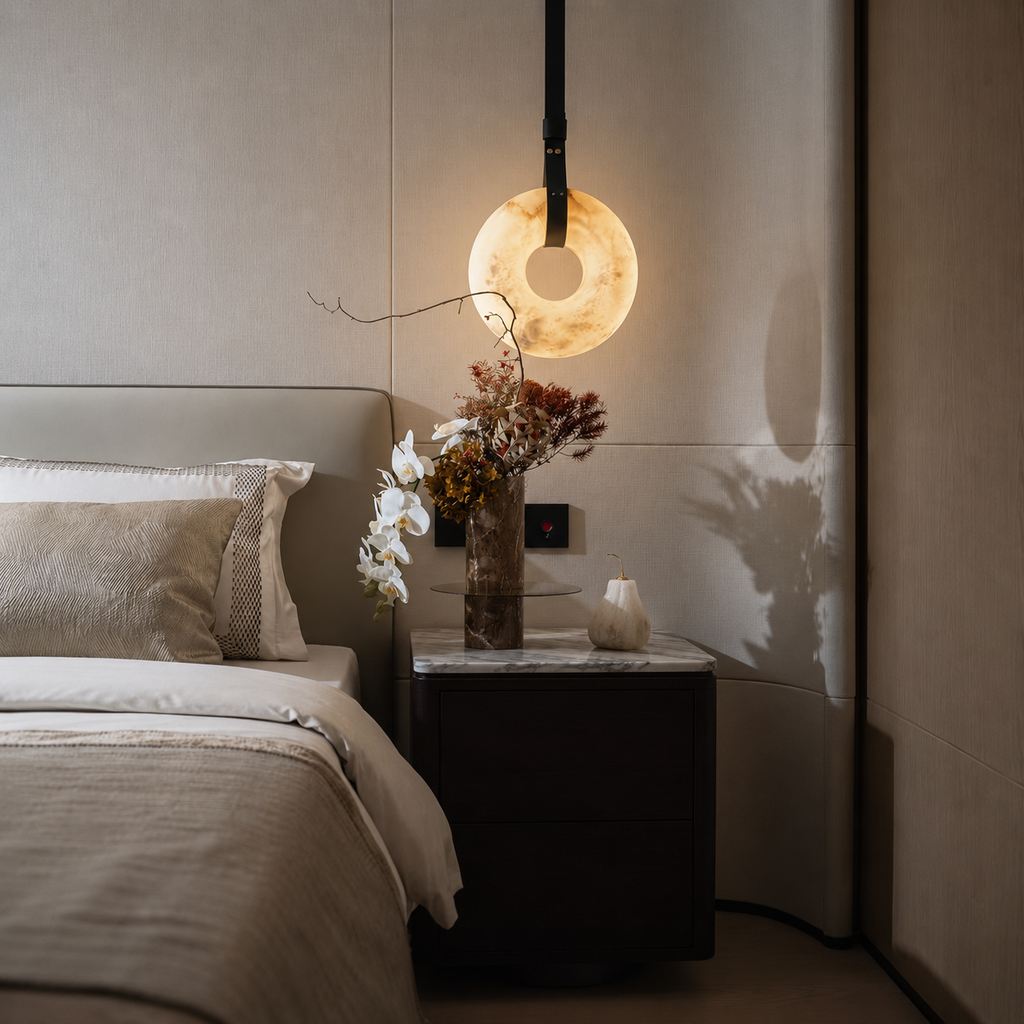 Oslo Alabaster Chandelier Glowryte