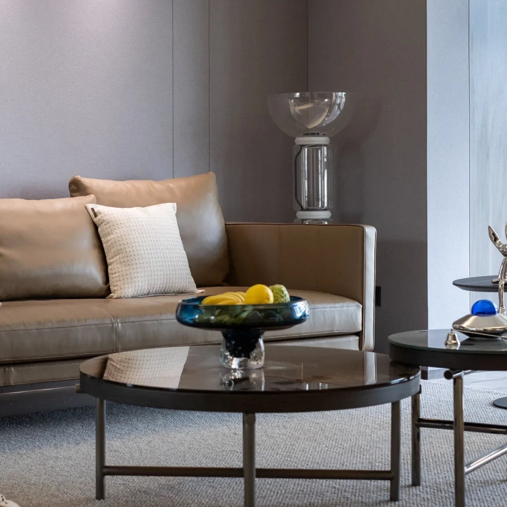 Luma Arco Glass Floor Lamp