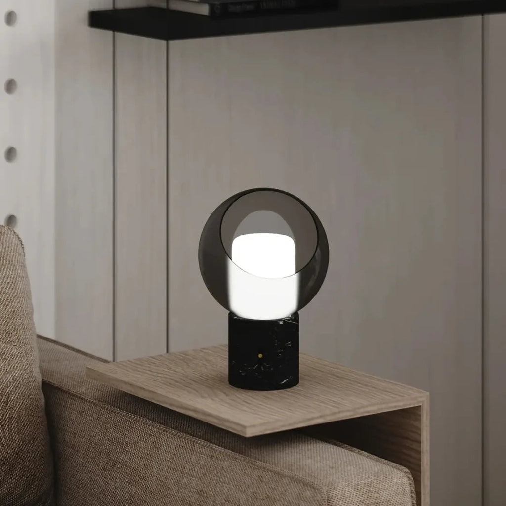 Eclipse Alabaster Table Lamp Glowryte