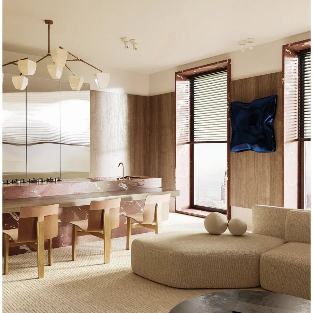 Vesper Brass Branching Chandelier