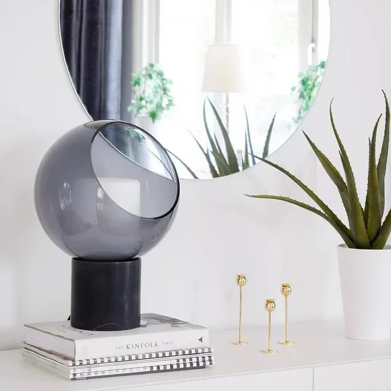 Eclipse Alabaster Table Lamp Glowryte