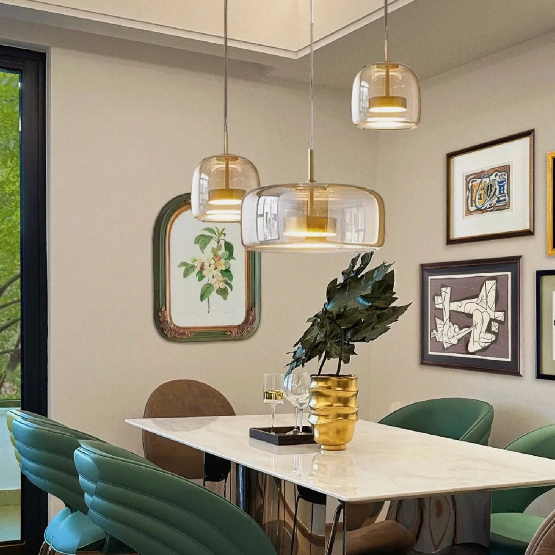 Aura Glass Pendant Light Glowryte