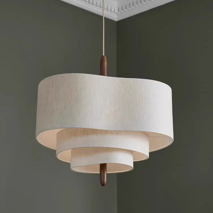 Strata Linen Pendant Light Glowryte