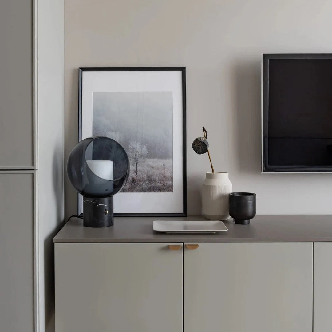 Eclipse Alabaster Table Lamp Glowryte