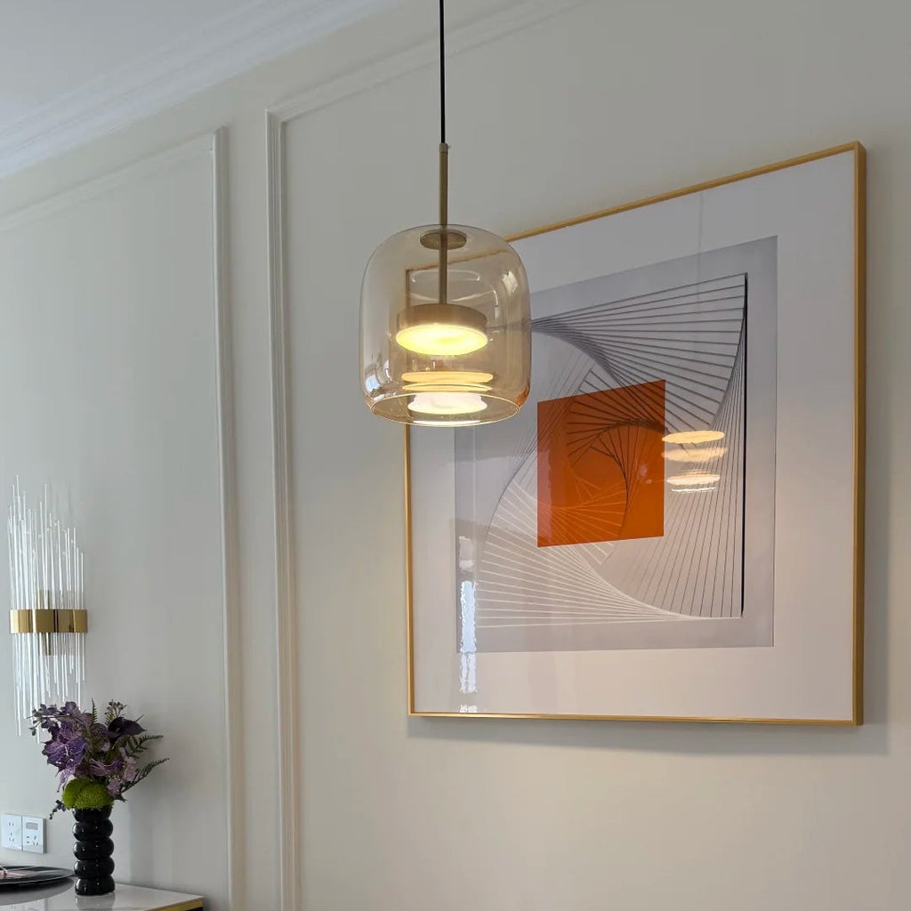 Aura Glass Pendant Light Glowryte