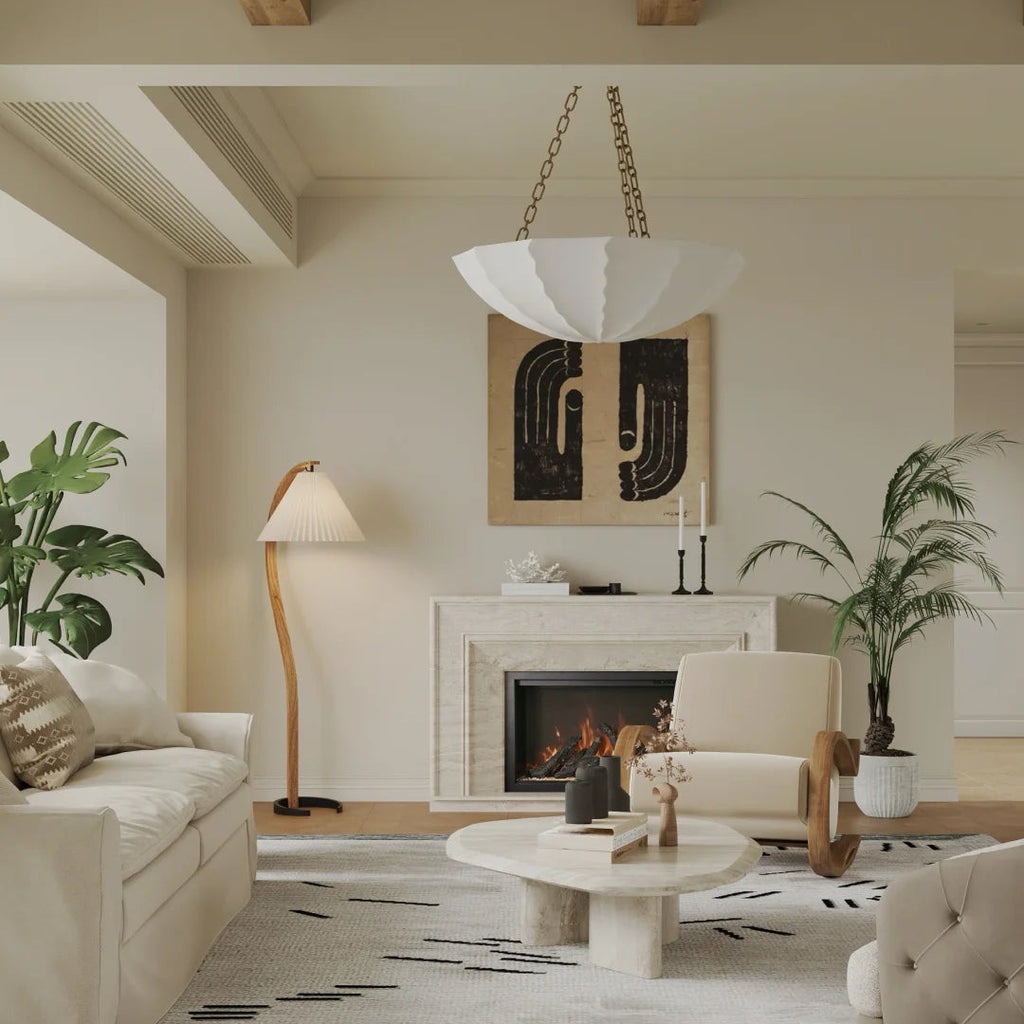 Velour Petal Sculptural Chandelier Glowryte