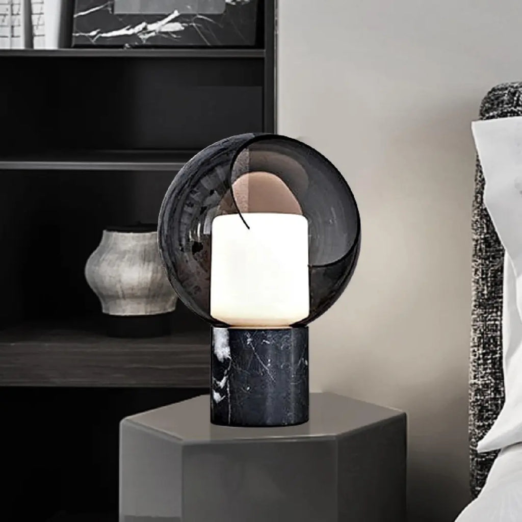 Eclipse Alabaster Table Lamp Glowryte