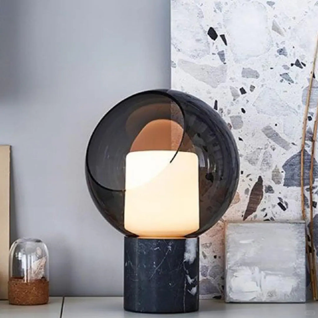 Eclipse Alabaster Table Lamp Glowryte