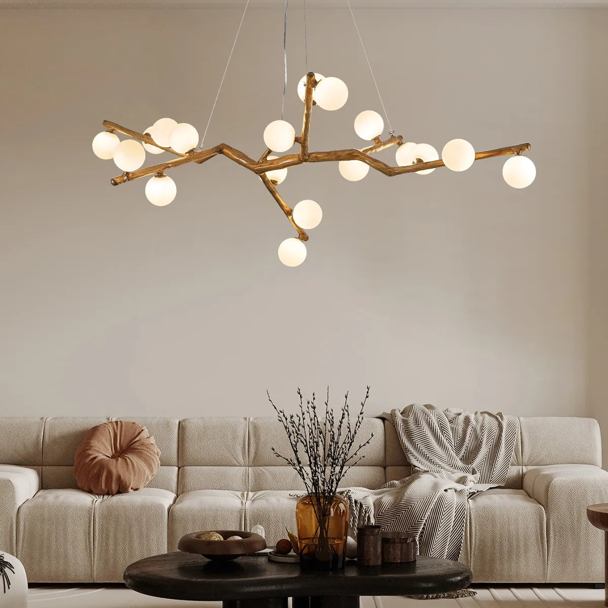 Luma Canopy Branch Chandelier Glowryte