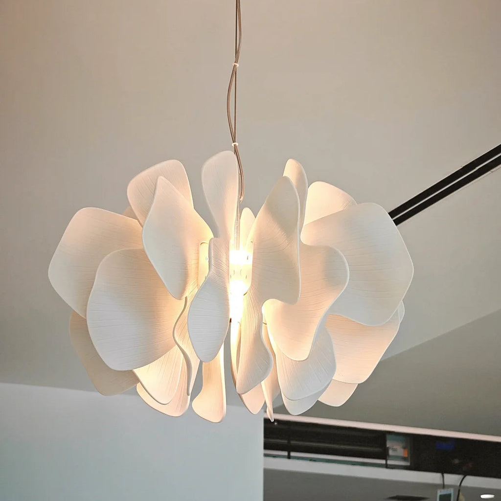 Nightbloom Ceramic Petal Chandelier