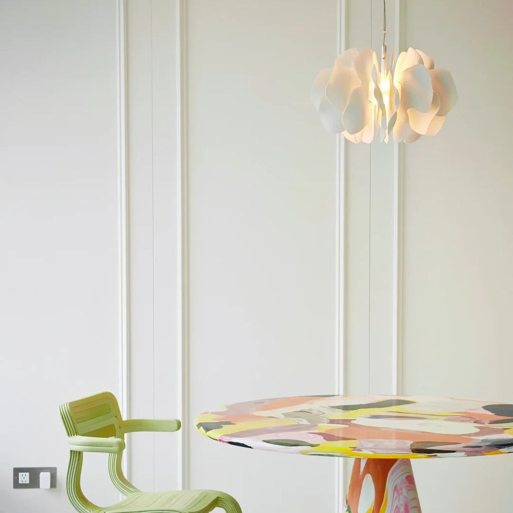 Nightbloom Ceramic Petal Chandelier