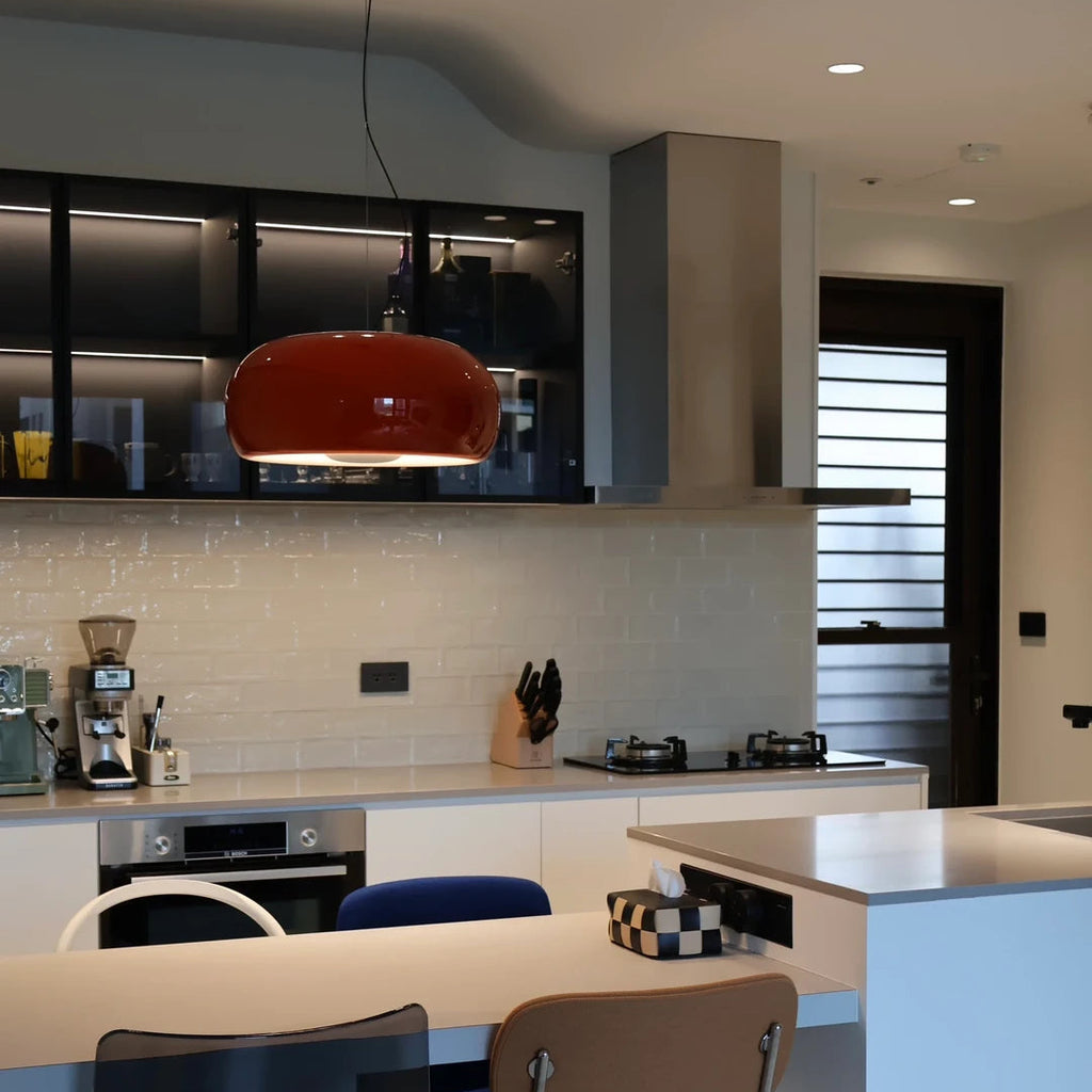 Vetra Blown Glass Pendant Light Glowryte