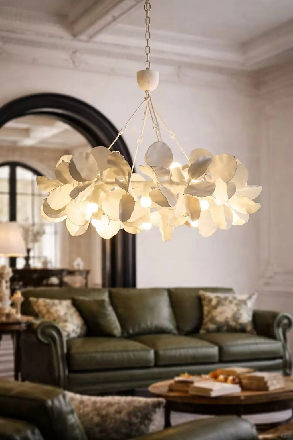 Sculpted Petal Chandelier Numbo