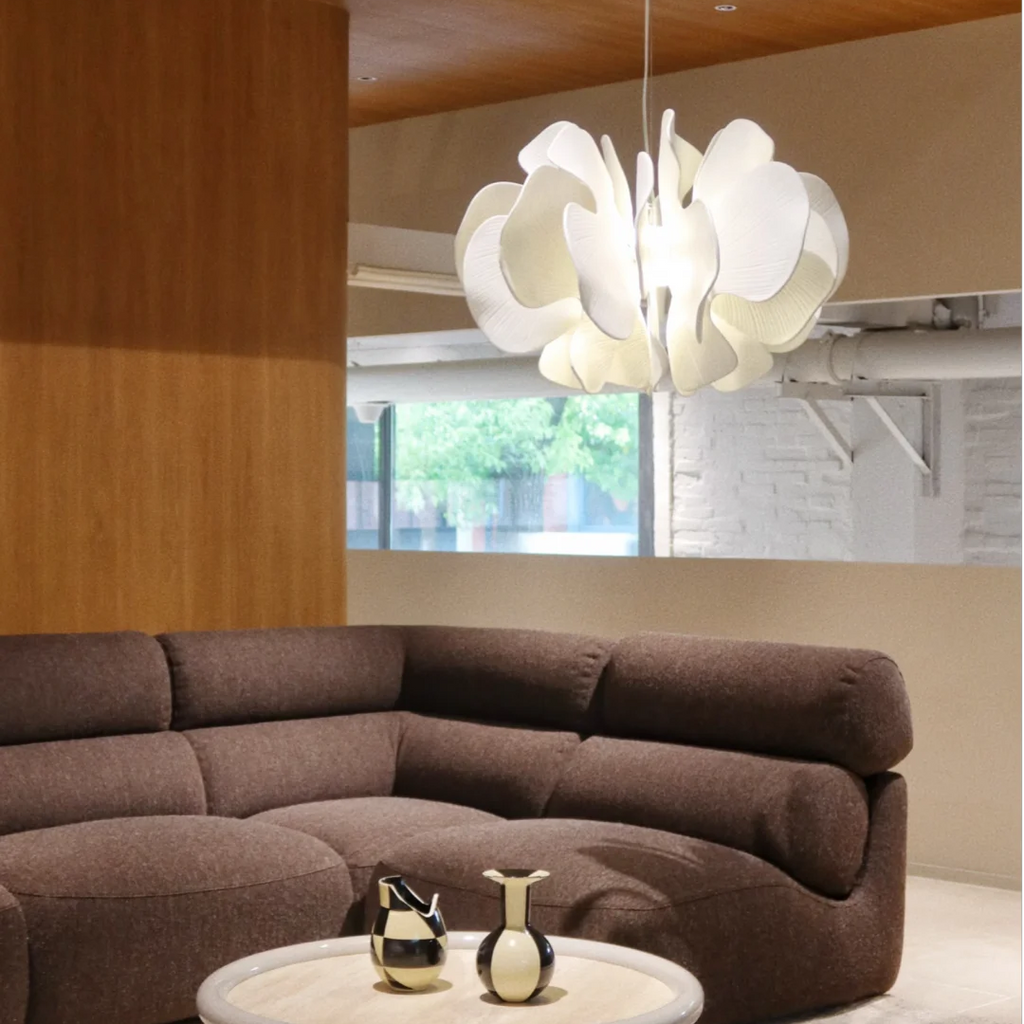 Nightbloom Ceramic Petal Chandelier