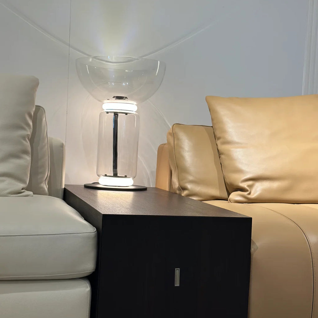 Luma Arco Glass Floor Lamp