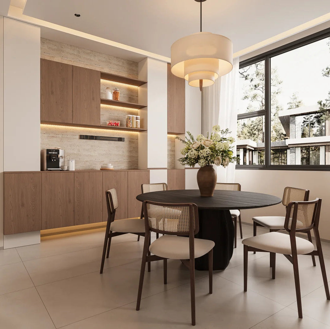 Strata Linen Pendant Light Glowryte