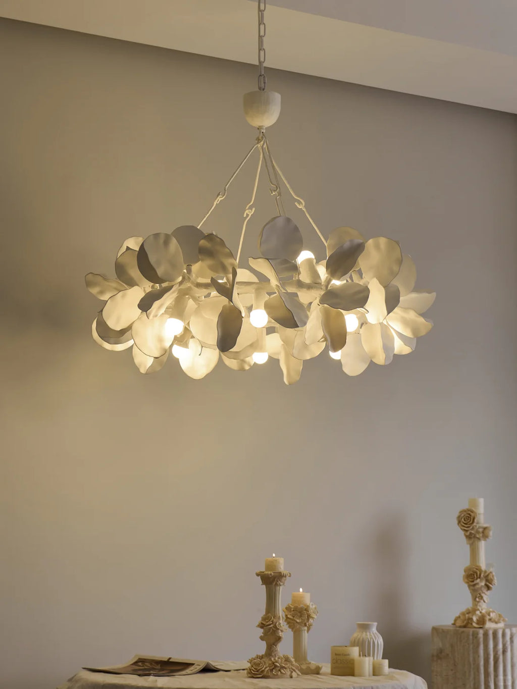 Sculpted Petal Chandelier Numbo