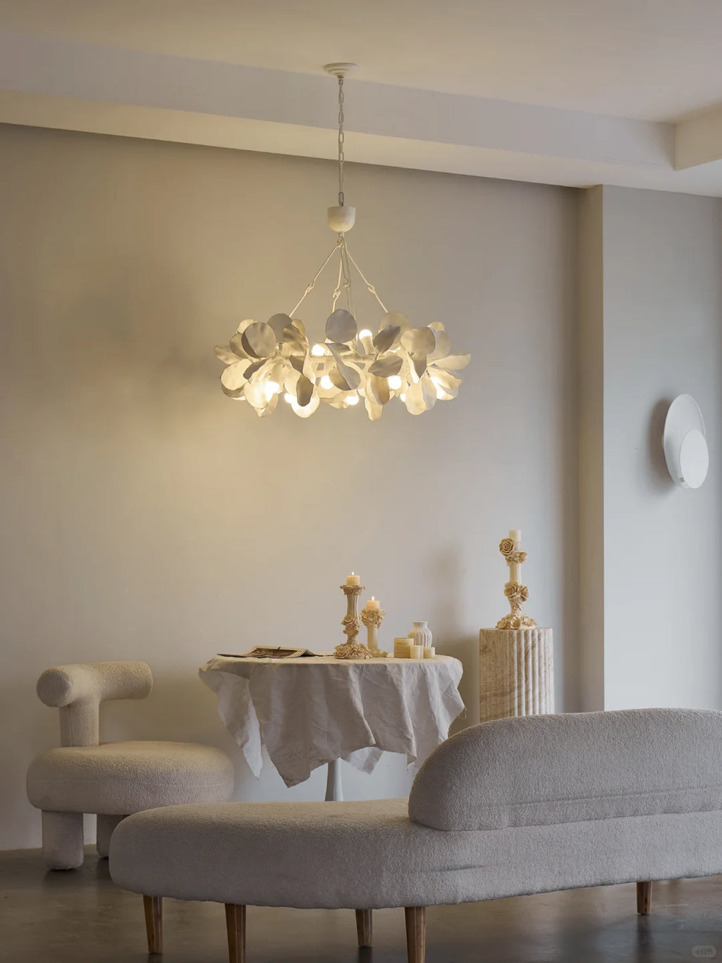 Sculpted Petal Chandelier Numbo