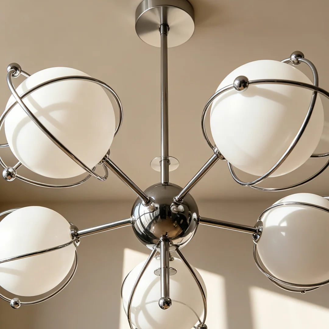 Bauhaus Orbit Chandelier Glowryte