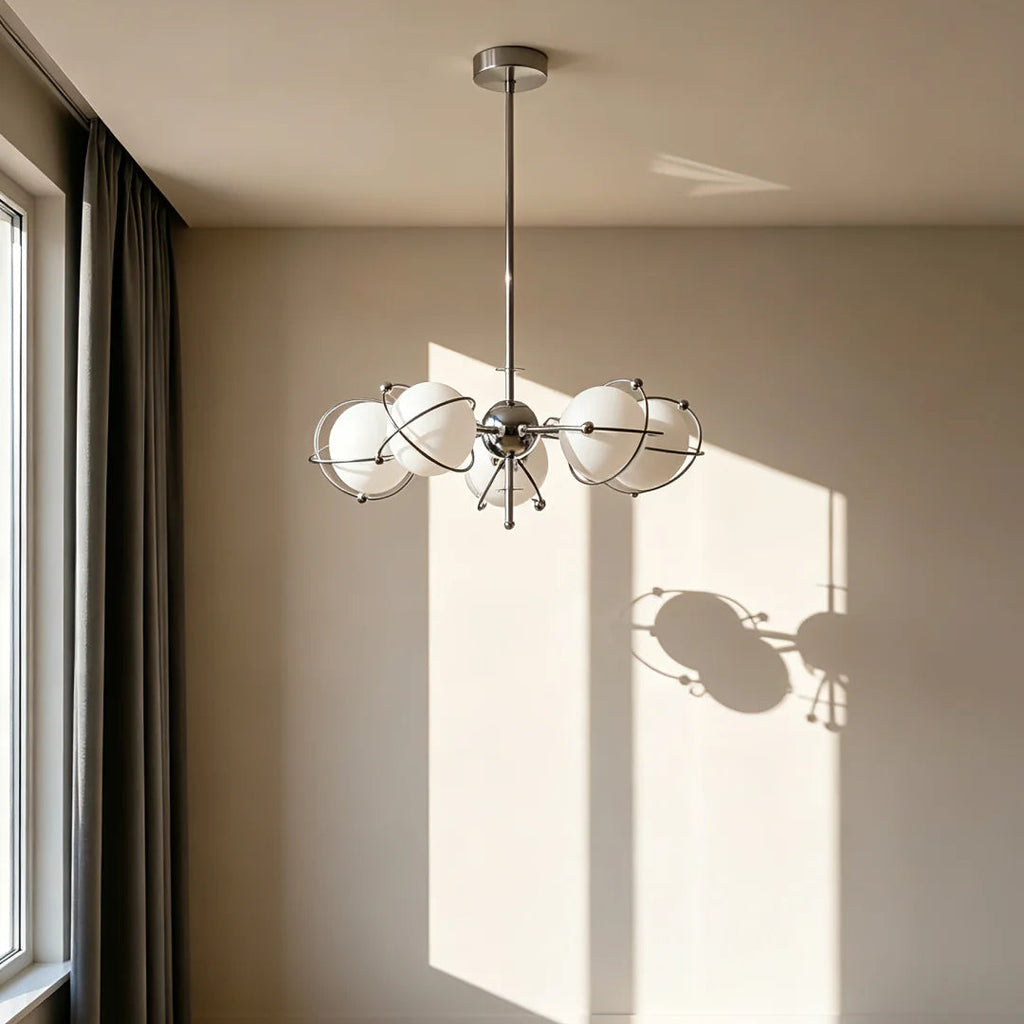 Bauhaus Orbit Chandelier Glowryte