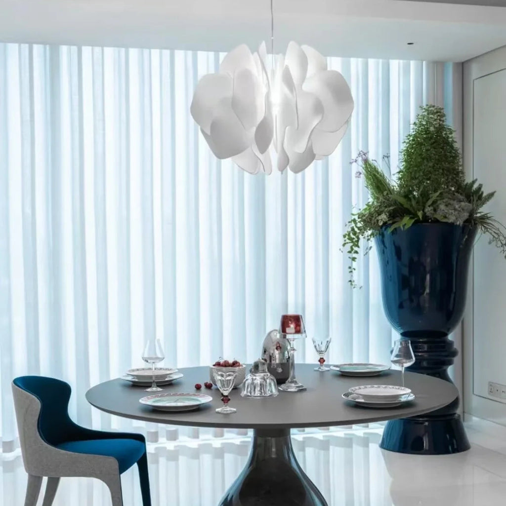 Nightbloom Ceramic Petal Chandelier