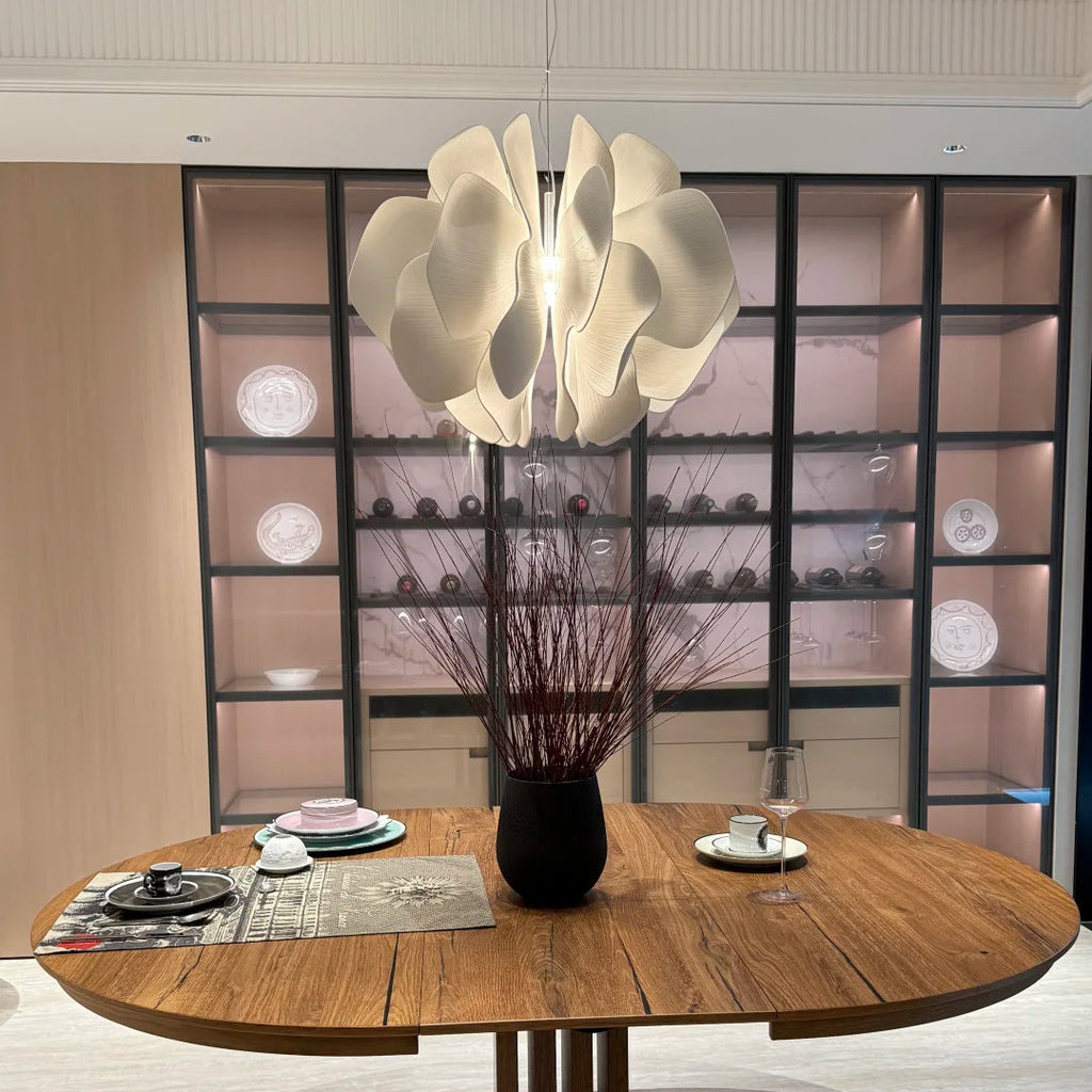 Nightbloom Ceramic Petal Chandelier