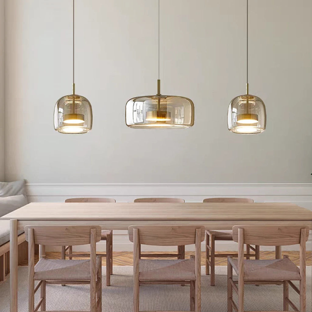 Aura Glass Pendant Light Glowryte