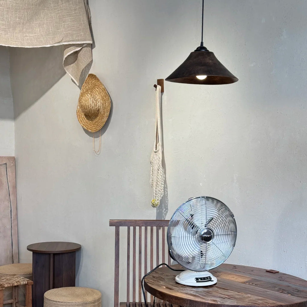 Wabi Cone Wood Pendant Light Glowryte