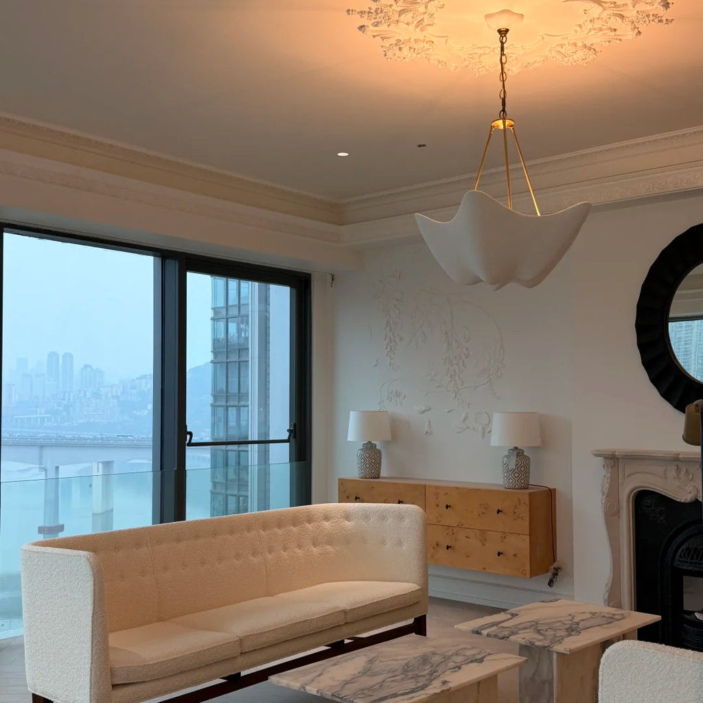 Cosima Plaster Chandelier