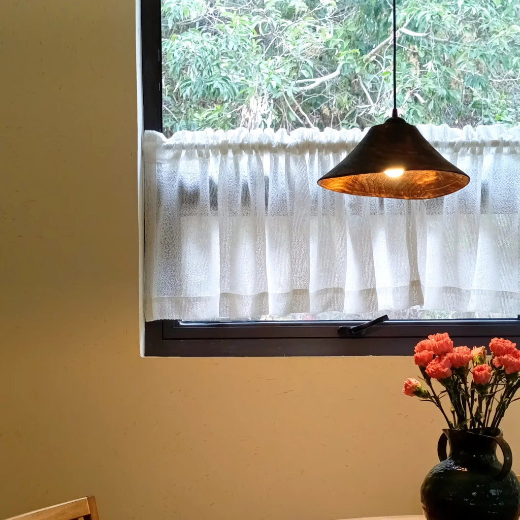 Wabi Cone Wood Pendant Light Glowryte