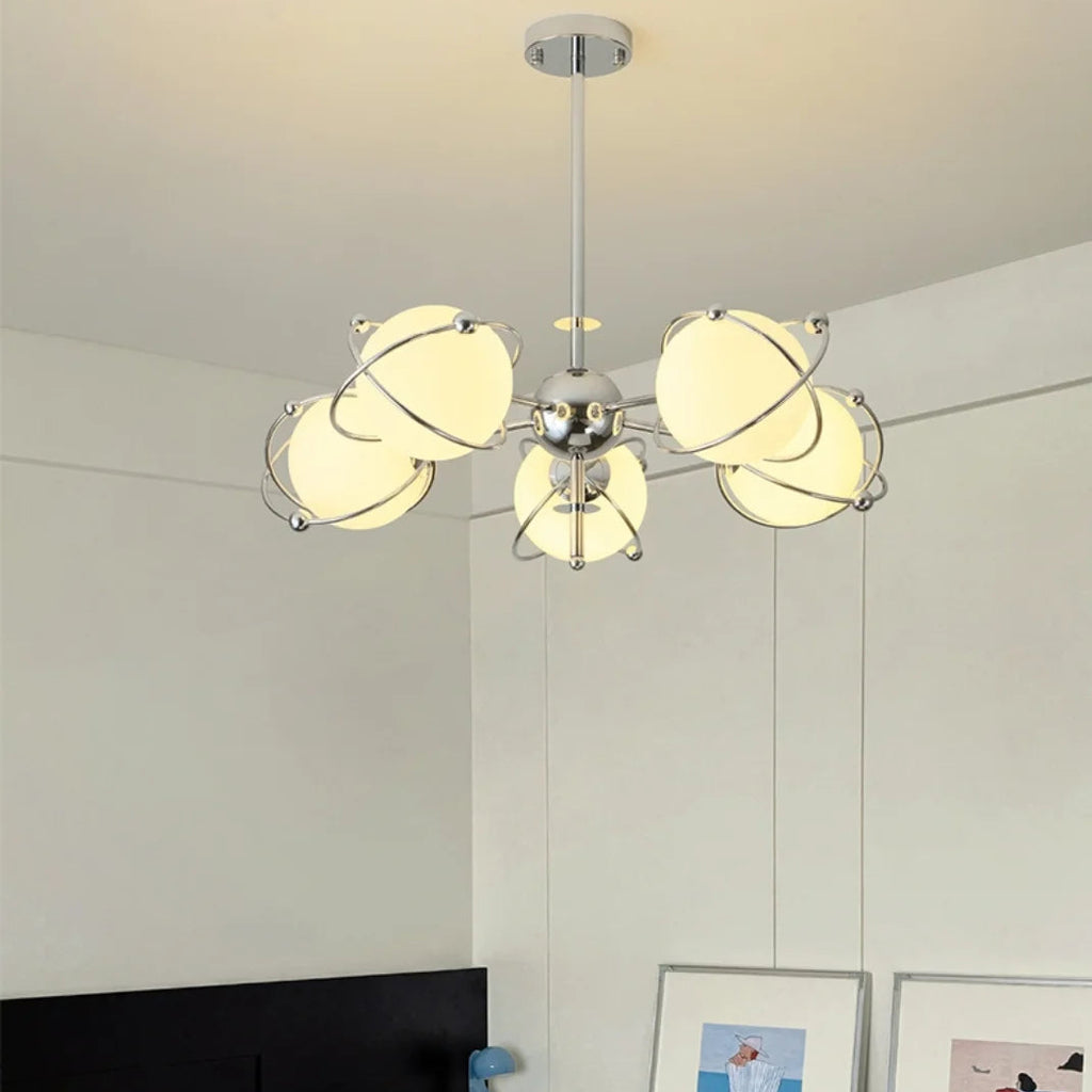 Bauhaus Orbit Chandelier Glowryte