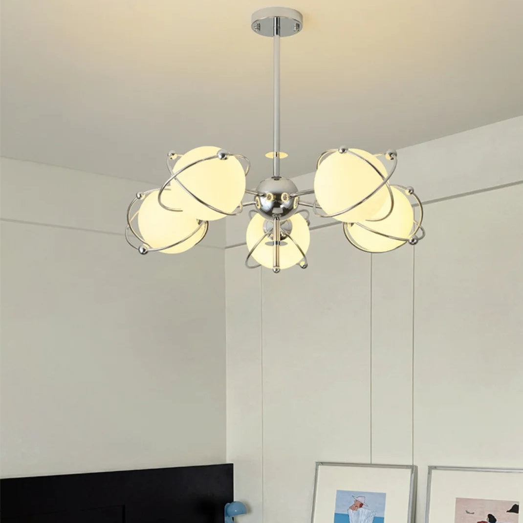 Bauhaus Orbit Chandelier Glowryte