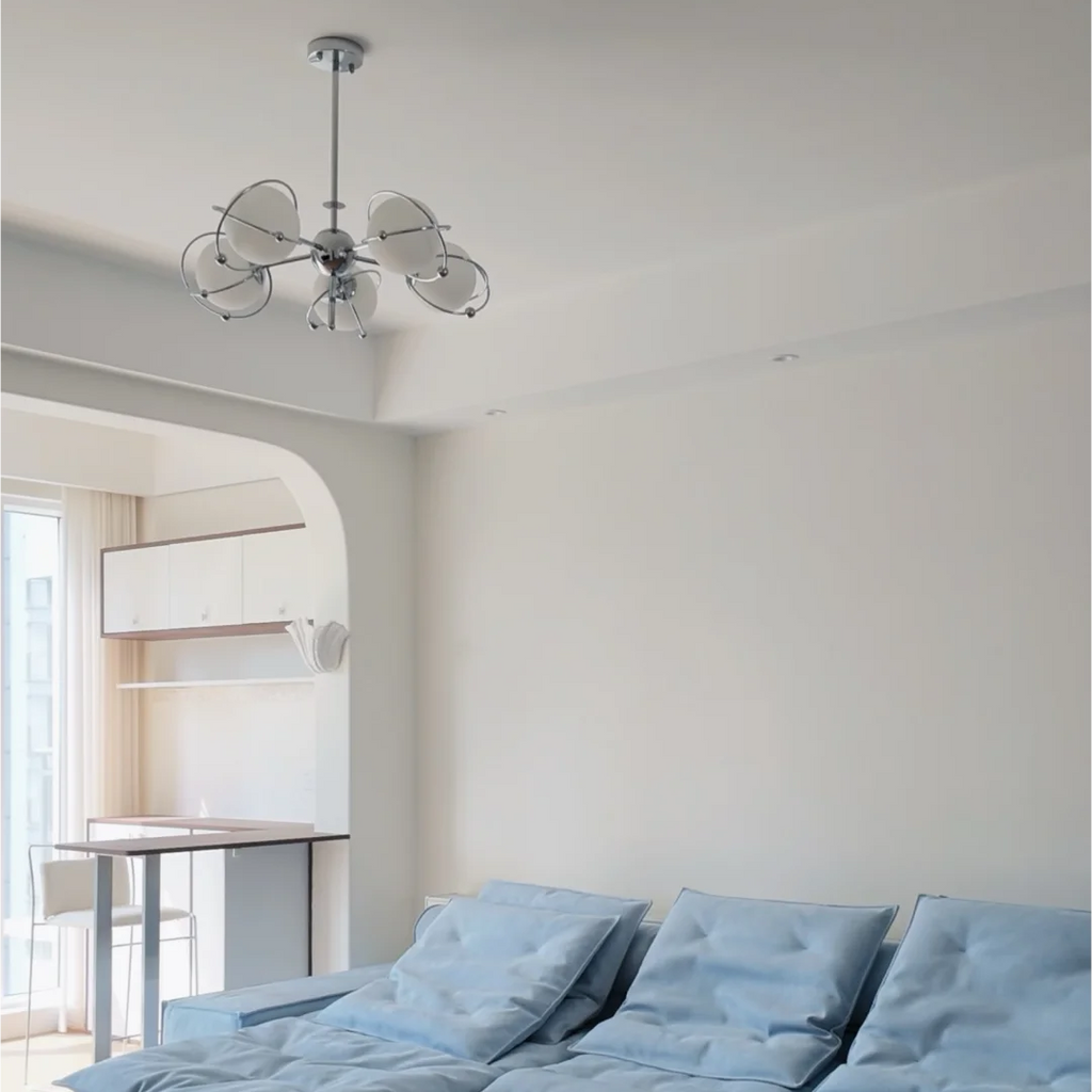 Bauhaus Orbit Chandelier Glowryte