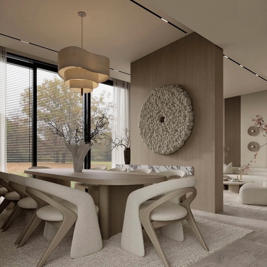 Strata Linen Pendant Light Glowryte