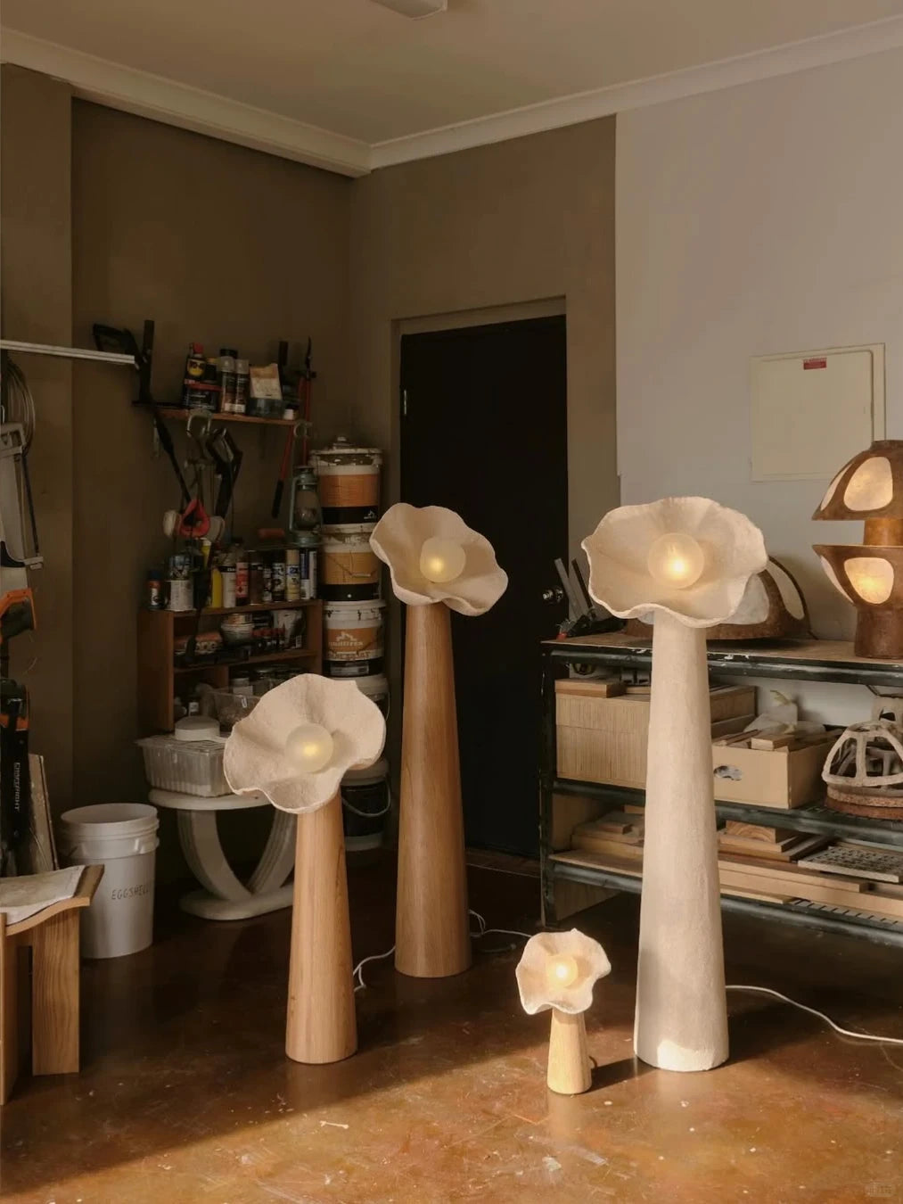 Nube Washi Mushroom Floor Lamp Glowryte