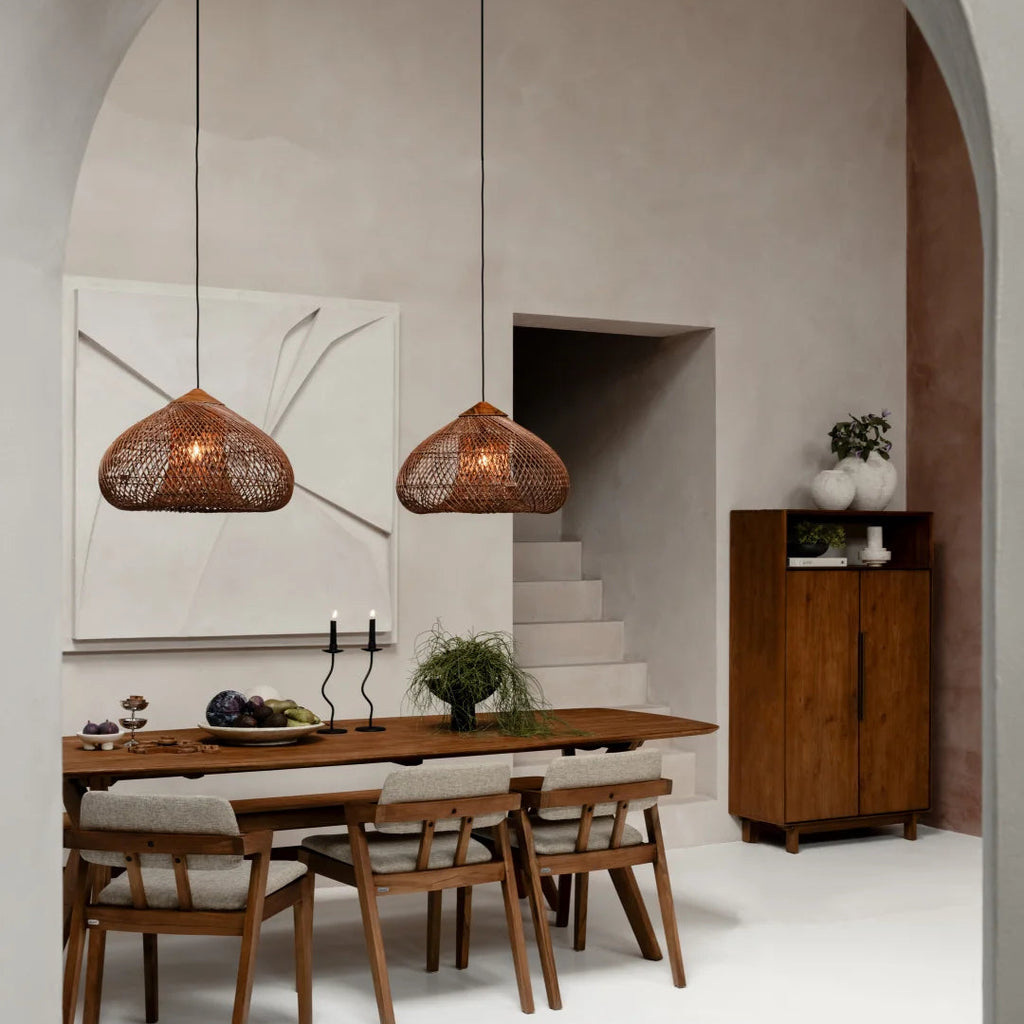 Wabi Rattan Pendant Light Glowryte