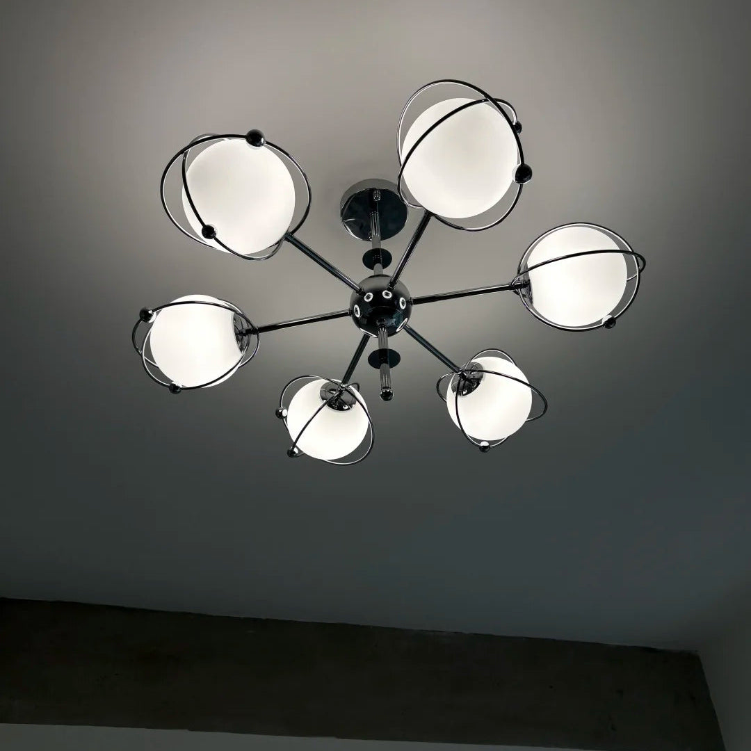 Bauhaus Orbit Chandelier Glowryte