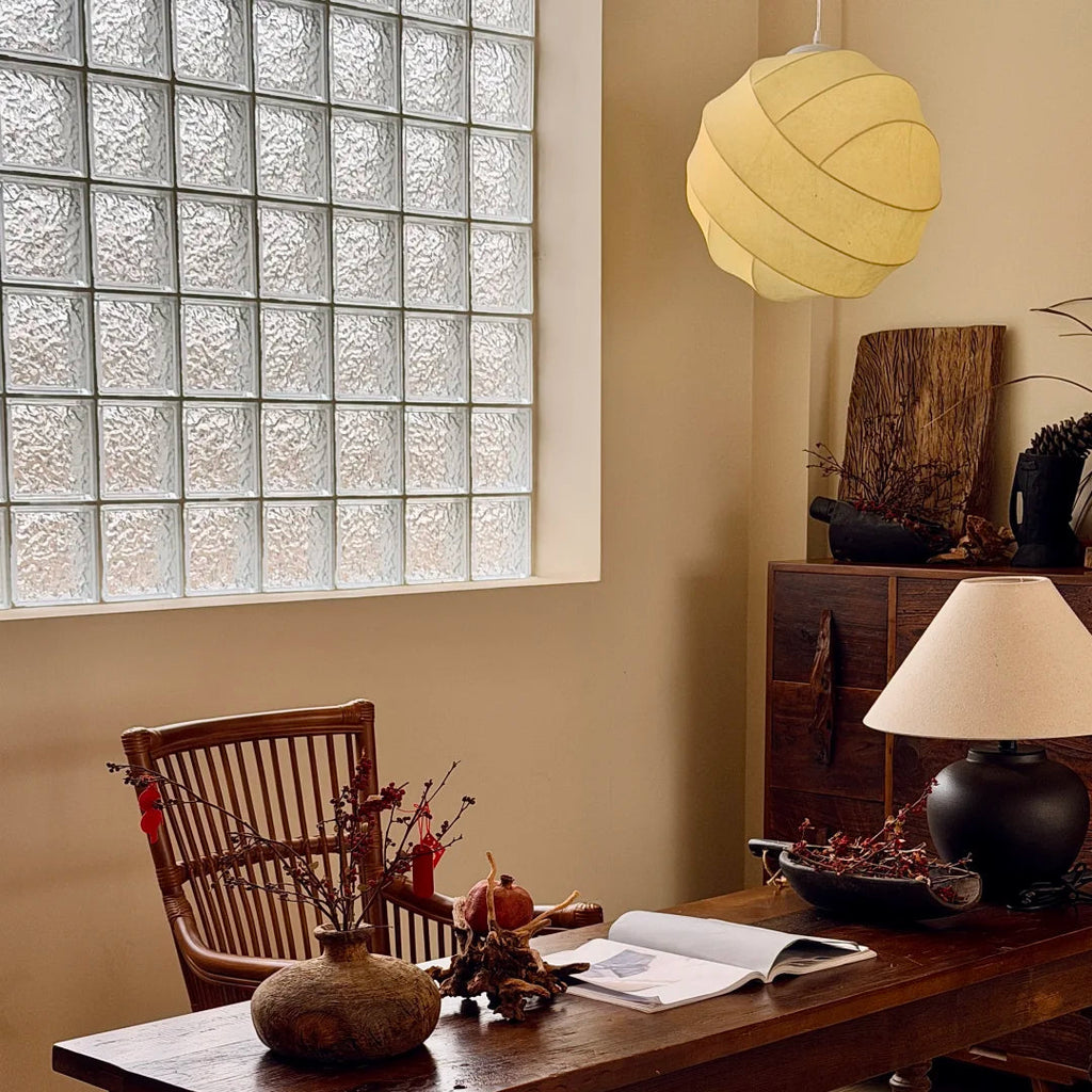 Luma Silk Pendant Light Glowryte