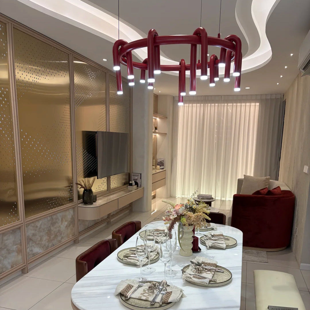 U-Loop Round Pendant Light Glowryte