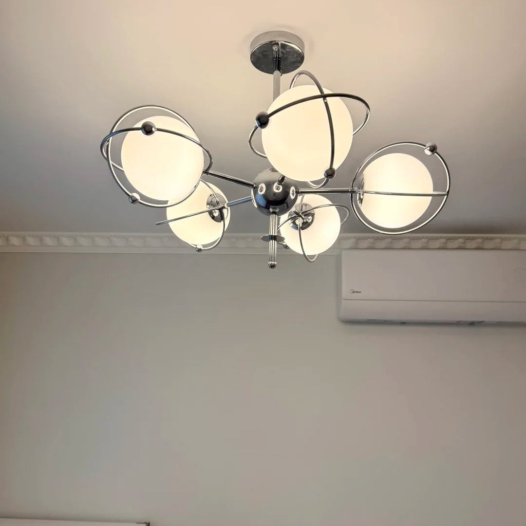Bauhaus Orbit Chandelier Glowryte