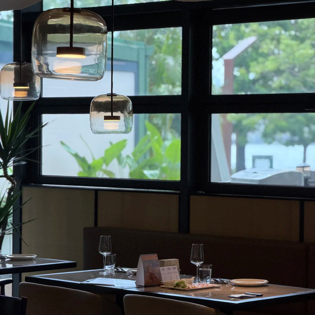 Aura Glass Pendant Light Glowryte
